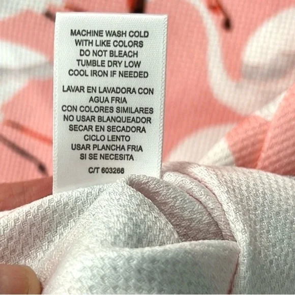 🦩Julian Taylor, FLAMINGOS,Sheath Dress, Print Pink Flamingo, Stretch, Size 18W - Picture 5 of 11